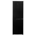 SIA SFF1490BL 50/50 Split Freestanding 153L Combi Fridge Freezer with 4* Freezer Compartment in Black, Includes 2 Years Parts & Labour Warranty