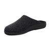 Pantoffel ROHDE "SOLTAU-H", Herren, Gr. 40, grau (anthrazit, meliert), Filz, klassisch, Schuhe, Hausschuh, Schlappen, Clog mit seitlichem Label