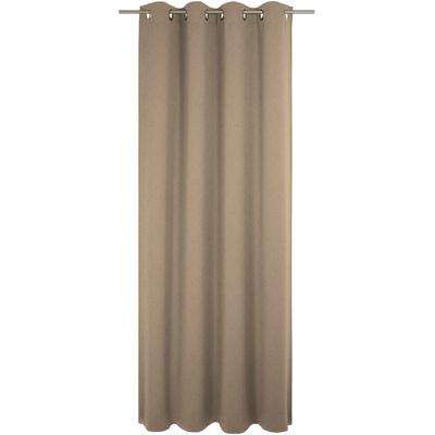 Vorhang WIRTH "Westport" Gr. 2, grau (taupe), B:132cm H:175cm, Jacquard, Polyester, Gardinen Image