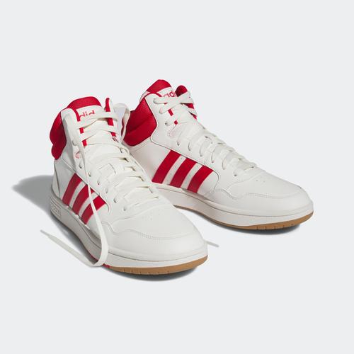 „Sneaker ADIDAS SPORTSWEAR „“HOOPS 3.0 MID LIFESTYLE BASKETBALL CLASSIC VINTAGE““ Gr. 40, rot (white, red) Schuhe Sneaker“