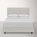 AllModern Eisley Upholstered Low Profile Standard Bed Metal in Gray | Twin | Wayfair AF81271E4C5E4FBEAA469EF77CFC133B