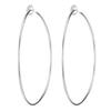 Lulu & Jane - Creolen Messing in Silber 1 ct Damen (29.99 € / 1 ct)
