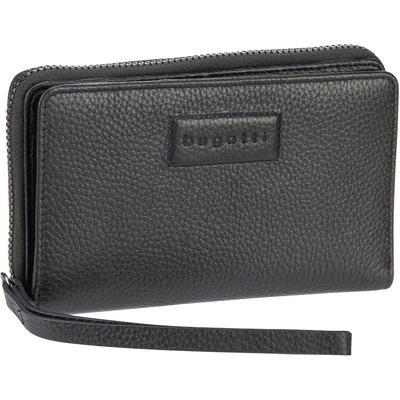 Bugatti - Geldbörse Elsa Zip Ladies Wallet II Portemonnaies Schwarz Damen