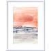 Wade Logan® Coral Sky II by Jennifer Goldberger - Picture Frame Painting Paper | 8"H x 12"W | Wayfair CE793866F3CC4310A4C57521F0ED3247
