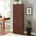 Red Barrel Studio® 8 - Door Accent Cabinet Wood in Brown | 72.4 H x 24 W x 12.8 D in | Wayfair 7609386D597B4AAA9B2409A92F4AB2F2