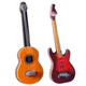 Maison poupée Miniature guitare modèle maison poupée cadeau pour enfants accessoires