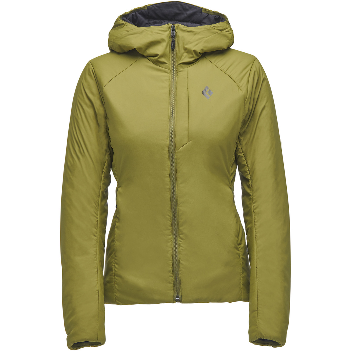 Black Diamond Damen First Light Stretch Hoodie Jacke (Größe XL, gruen)