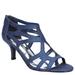 Easy Street Flattery - Womens 7.5 Navy Pump W