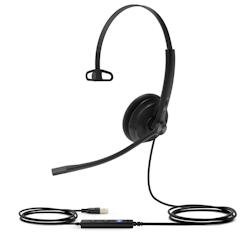 Yealink UH34 Lite Mono Teams, Verkabelt, Büro/Callcenter, 20 - 20000 Hz, 84 g, Kopfhörer, Schwarz Image