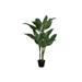 "Artificial Plant- 42"" Tall- Evergreen Tree- Indoor- Faux- Fake- Floor- Greenery- Potted- Decorative- Green Leaves- Black Pot-Monarch Specialties I 9512"