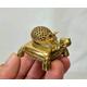 Antique pin cushion - a quirky 19th Century Victorian brass two-part novelty hedgehog pin cushion or pin holder with removable top.