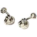 STERLING SILVER CELTIC KNOTWORK CUFFLINKS