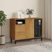 vidaXL Sideboard FLAM 43.3"x15.7"x31.5" Solid Wood Pine - 43.3" x 15.7" x 31.5"