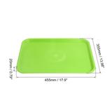 14" x 18" Plastic Fast Food Trays Bulk Rectangular Serving Trays