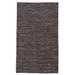 ECARPETGALLERY Braid weave Sienna Black Wool Rug - 5'0 x 8'0