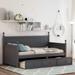 Wood Daybed with Three Drawers, Twin Size Daybed