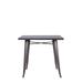 Industrial Dining Table - 29.5"H x 31.5"W x 31.5"D