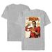 Men's Gray Shazam! Comic Book Cover T-Shirt