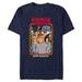 Men's Navy Stranger Things Holiday Group T-Shirt