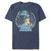 Men's Heather Navy Star Wars Classic Logo Victory T-Shirt