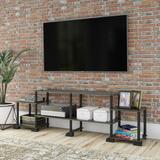 Engineered Wood TV Stand for TVs up to 50" in Espresso - 73 inches