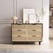 43.31" 6-Drawers Rattan Storage Cabinet