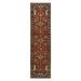 Hand Knotted Red Heriz with Wool Oriental Rug (2'8" x 10'1") - 2'8" x 10'1"