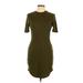 Say What? Casual Dress: Green Dresses - Women's Size Large