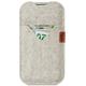 Pack & Smooch Case for iPhone 14 PRO MAX / 13 PRO MAX / 12 PRO MAX / Shetland 100% Merino Wool Felt Handmade in Germany White