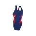 Speedo One Piece Swimsuit: Blue Swimwear - Women's Size 2X-Small