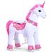 PonyCycle Model E Ride On Unicorn in Pink | 35.4 H x 15.7 W x 33.1 D in | Wayfair E412