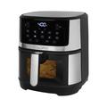 Kalorik® 5-Quart Touchscreen Air Fryer w/ Window, Stainless Steel in Black/Gray | 13.5 H x 11.65 W x 11.46 D in | Wayfair FT 52328 SS