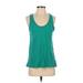 Athleta Active Tank Top: Teal Activewear - Women's Size Small