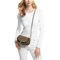 Michael Kors Mila Small East West Leopard Print Calf Hair Crossbody