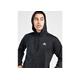 adidas Badge of Sport Linear Full Zip Hoodie - Black - Mens