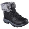 Winterboots SKECHERS "TREGO-", Damen, Gr. 39, schwarz, Lederimitat, Textil, casual, Schuhe Snowboots, Snowboots mit Fellimitat-Besatz
