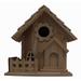 Wooden Birdhouse Feeder for Hanging Outside Garden or Patio Natural Finish #10