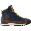 Schnürboots THE NORTH FACE "M BACK-TO-BERKELEY IV TEXTILE WP", Gr. 46, blau (blau, braun), Leder, sportlich, Schuhe Schnürboots, wasserdicht