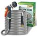 Lightweight Stainless Steel Garden Hose 25Ft ? Kinkless Flexible Metal Garden Hose - Thorn Proof Steel Metal Water Hose with Solid Fittings for Garden Outdoor Use (25ft)