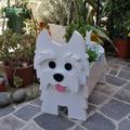 Wiueurtly Planter Dog Planter Pot Plants Clearance Pots & Planters Garden Flower Pot Dog Poodle Chihuahua Cute Animal Planters Planter Storage Containers Pet Pots Decorative Ornaments Shaped