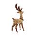 solacol Light Up Deer Outdoor Christmas Decorations Lighted Christmas Deer Glittering Deer with Strip Lights for Outdoor Patio Decoration Artificial Pre-Lit Christmas Decorative Deer Led Lights