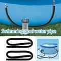 solacol Swimming Pool with Filter Pump Swimming Pool Filter Pump 1.5M Hose Metal Clamp Replacement Accessory for Pump Swimming Pool Pump and Filter Swimming Pool Filter Pump Pool Filter Pump Hose