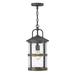 1 Light Medium Outdoor Hanging Lantern in Coastal Style 9 inches Wide By 17.75 inches High-Aged Zinc Finish-Led Lamping Type-E26 Medium Lamp Base Type