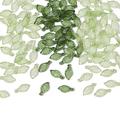 100pcs Leaves Charms Leaf Acrylic Charms Pendants Leaves Dangle Charms Acrylic Leaf Pendant