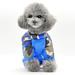 Warm Dog Winter Coat Dog Cold Weather Coats Windproof Turtleneck Dog Vest with Harness Dog Jacket Dog Coat for Small Medium Large Dogs Royal Blue M