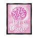 Stupell Industries Let s Dance Bold Pink Disco Ball Beauty & Fashion Painting Black Floater Framed Art Print Wall Art