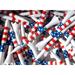 Truestrike 2 3/4 Stars and Stripes USA 2.75 Patriotic Golf Tees - 100 Pack