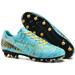 Kid s Soccer Shoes Boy s Girl s Football Cleats Comfort Soccer Boots Lightweight Breathable Shoes Professional Low Top Good Leather Rubber Non-Slip Front Tie Football