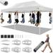 HOTEEL 10x20 Pop up Canopy with 6 Removable Sidewalls Heavy Duty Party Tent Outdoor Event Gazebo Frame Thickened Commercial Canopy Tents for Wedding Parties Camping White