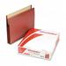 Esselte Pendaflex 5 1/4 Expansion File Straight Cut Red Fiber/Manila Letter 5/Box